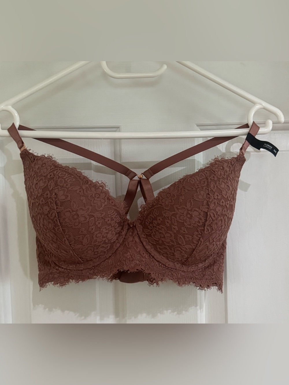 NWT Aerie Chocolate Lace Balconette Bra Size 36C - Picture 4 of 4